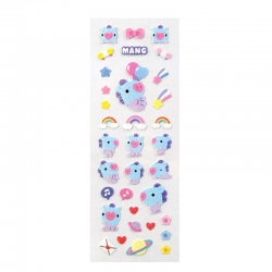 BTS Cartoon transparent sticke...