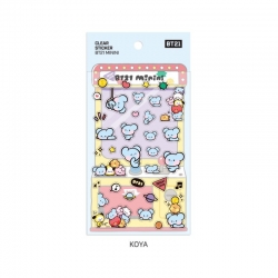 BTS Transparent stickers mini ...