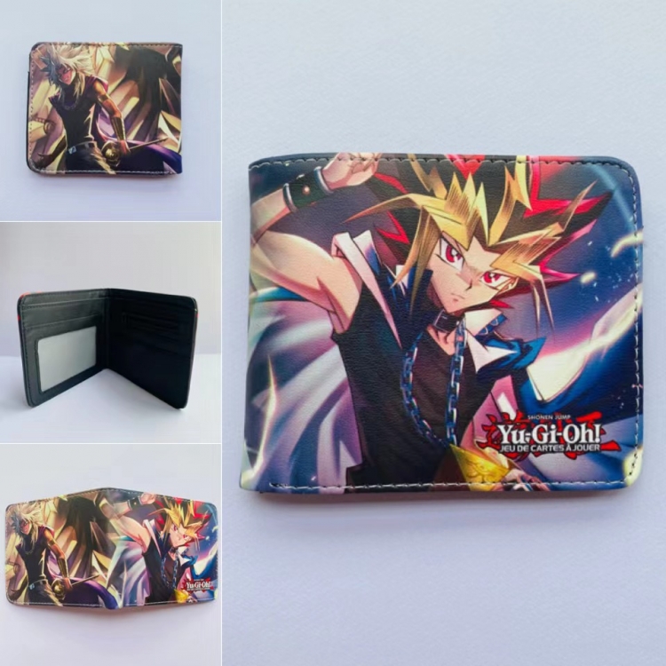 Yugioh Full color  Two fold short card case wallet 