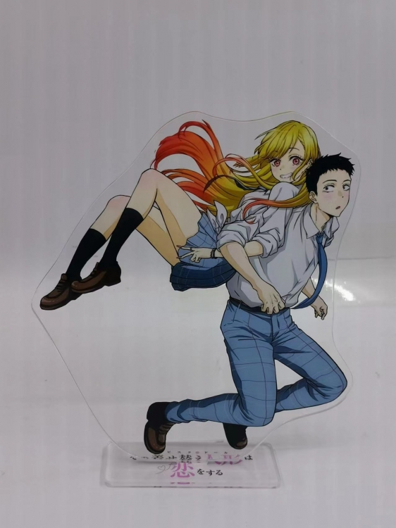 Genshin Impact Anime Laser Acrylic Humanoid  keychain Standing Plates 5643