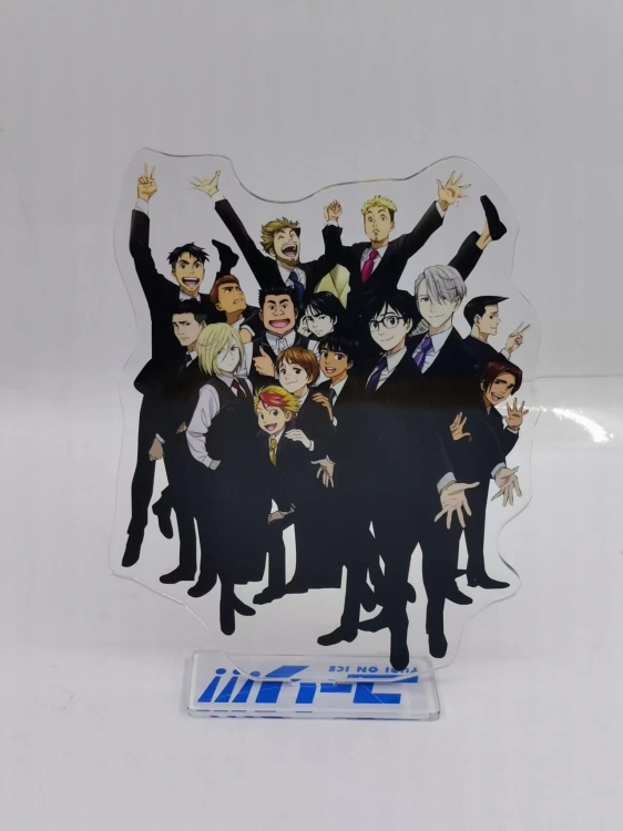 Genshin Impact Anime Laser Acrylic Humanoid  keychain Standing Plates  5636