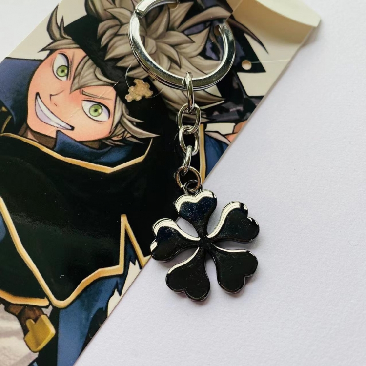 BLACK CLOVER Cartoon 4 pendant keychain bag pendant price for 5 pcs