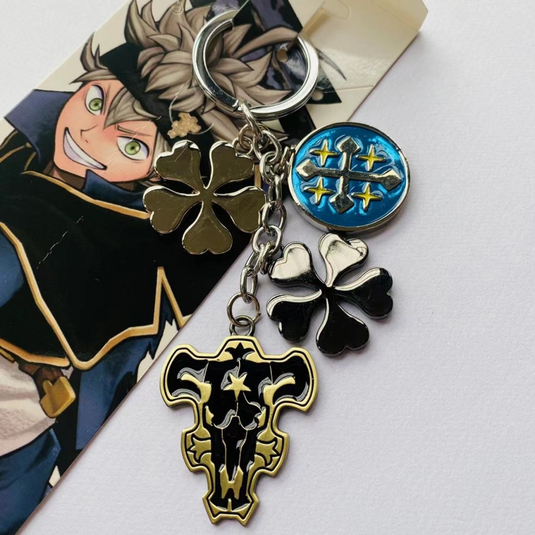 BLACK CLOVER Cartoon 4 pendant keychain bag pendant