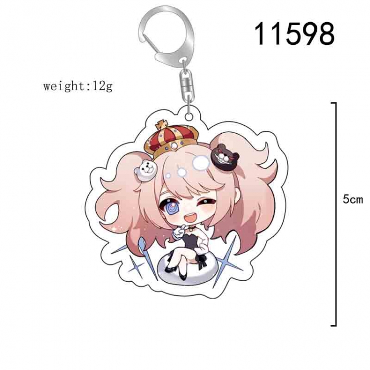 Dangan-Ronpa Anime acrylic Key Chain  price for 5 pcs 11598
