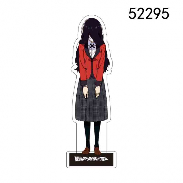Kakegurui Anime characters acrylic Standing Plates Keychain 15CM 52295