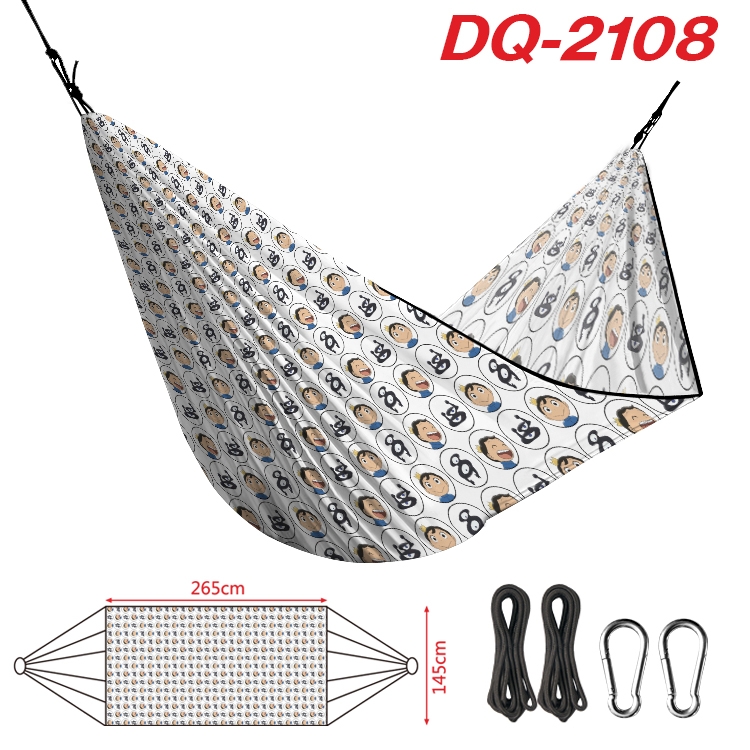 king ranking  Outdoor full color watermark printing hammock 265x145cm  DQ-2108