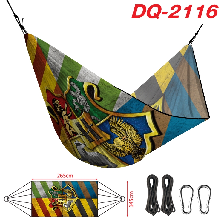 Harry Potter Outdoor full color watermark printing hammock 265x145cm DQ-2116
