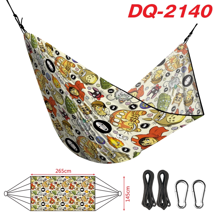 TOTORO  Outdoor full color watermark printing hammock 265x145cm  DQ-2140