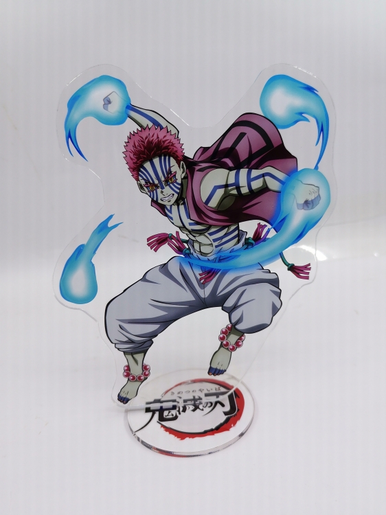   Demon Slayer Kimets Anime Laser Acrylic Humanoid  keychain Standing Plates