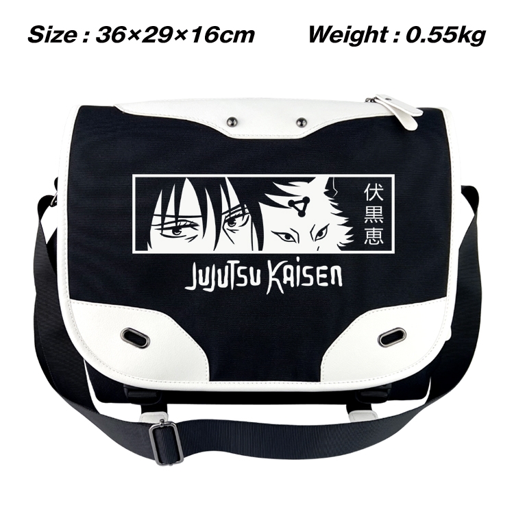 Jujutsu Kaisen  Anime waterproof nylon shoulder messenger bag schoolbag 36X29X16CM