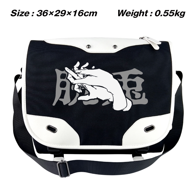 Jujutsu Kaisen  Anime waterproof nylon shoulder messenger bag schoolbag 36X29X16CM