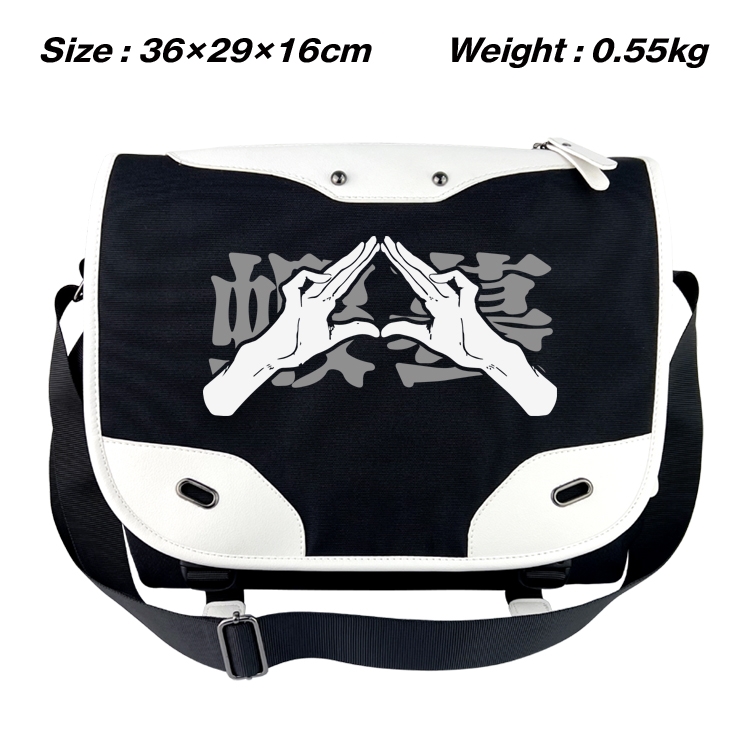 Jujutsu Kaisen  Anime waterproof nylon shoulder messenger bag schoolbag 36X29X16CM
