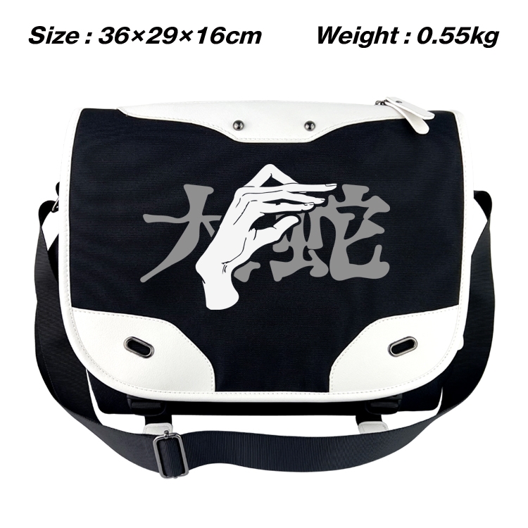 Jujutsu Kaisen  Anime waterproof nylon shoulder messenger bag schoolbag 36X29X16CM