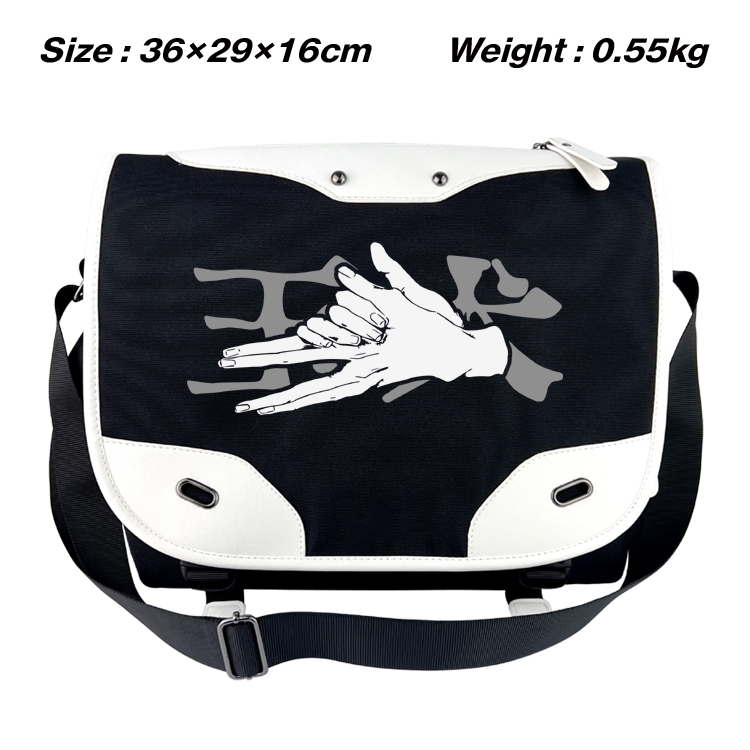 Jujutsu Kaisen  Anime waterproof nylon shoulder messenger bag schoolbag 36X29X16CM