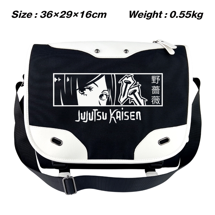 Jujutsu Kaisen  Anime waterproof nylon shoulder messenger bag schoolbag 36X29X16CM