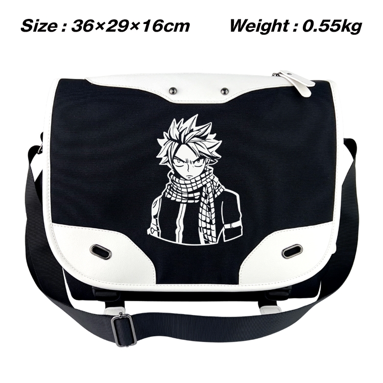 Fairy tail Anime waterproof nylon shoulder messenger bag schoolbag 36X29X16CM