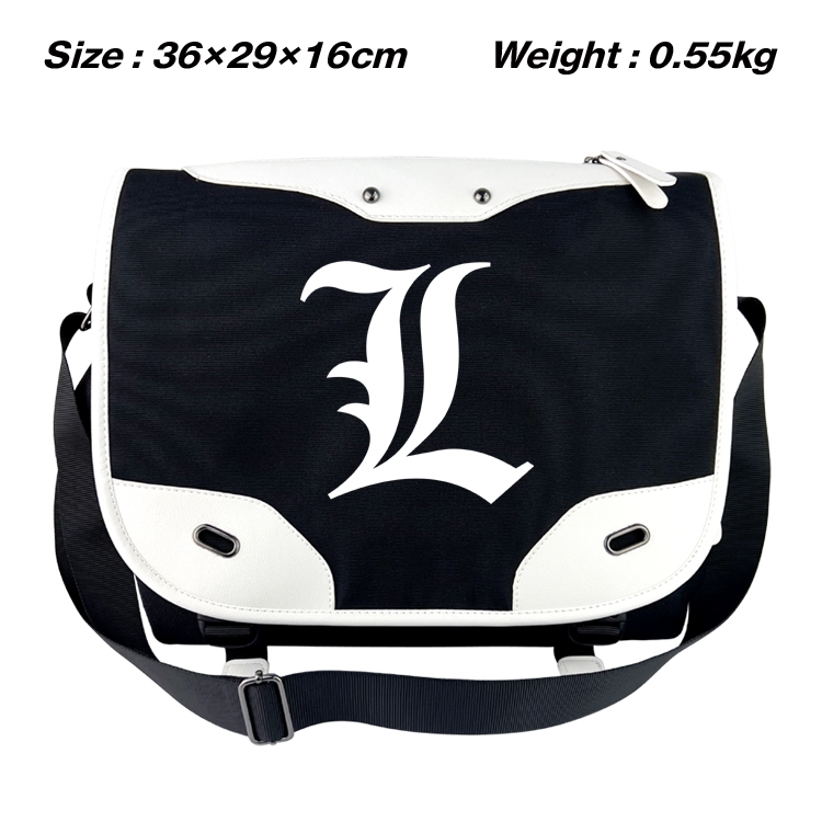 Death note Anime waterproof nylon shoulder messenger bag schoolbag 36X29X16CM