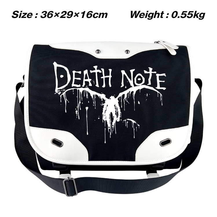 Death note Anime waterproof nylon shoulder messenger bag schoolbag 36X29X16CM
