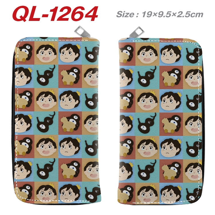 king ranking   Anime pu leather long zipper wallet 19X9.5X2.5CM  QL-1264