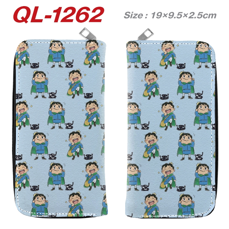 king ranking   Anime pu leather long zipper wallet 19X9.5X2.5CM  QL-1262