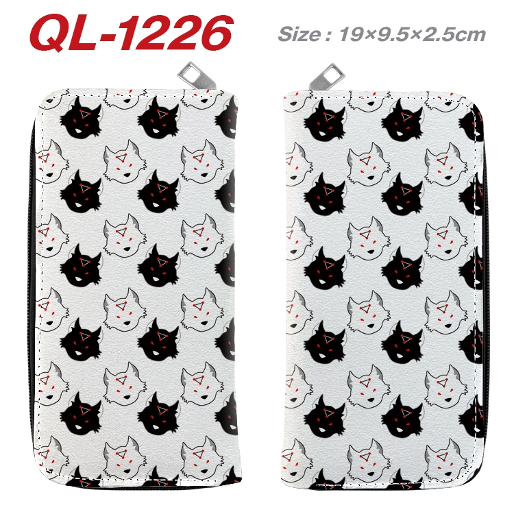 Jujutsu Kaisen  Anime pu leather long zipper wallet 19X9.5X2.5CM QL-1226