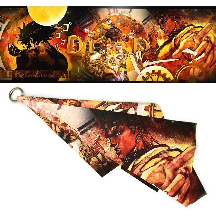 JoJos Bizarre Adventure Anime Surroundings Small Square Pendant 20X60CM price for 5 pcs