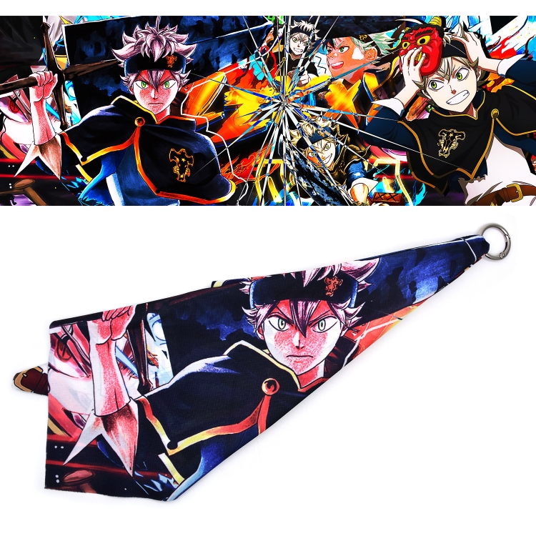 Black clover Anime Surroundings Small Square Pendant 20X60CM price for 5 pcs