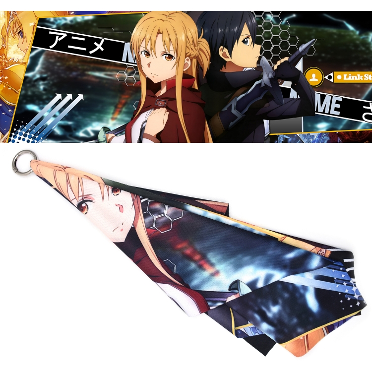 Sword Art Online Anime Surroundings Small Square Pendant 20X60CM price for 5 pcs