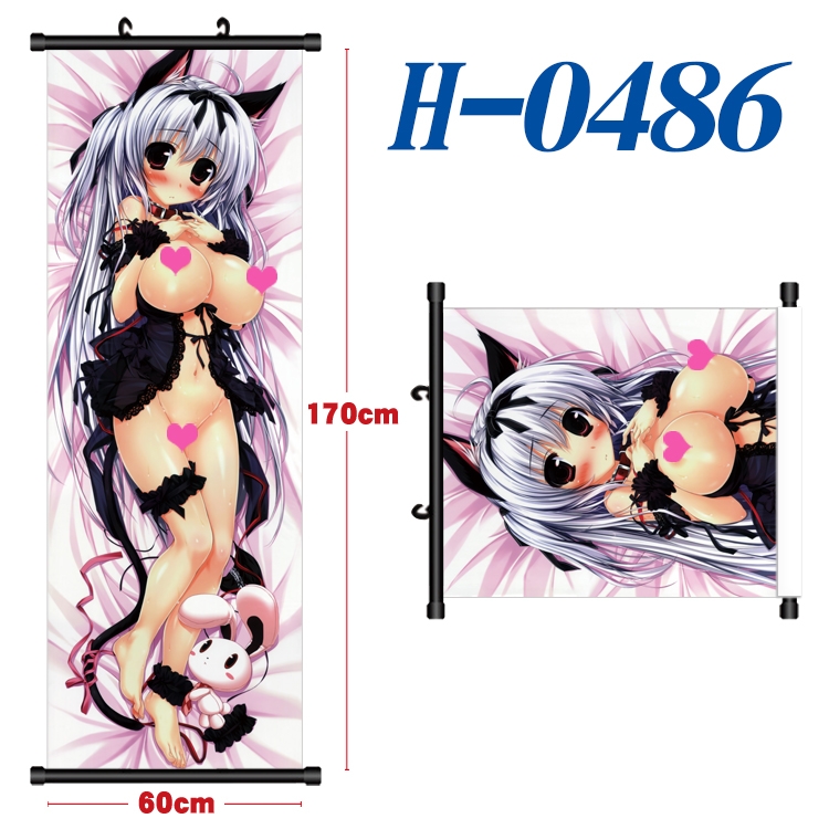 East Black plastic rod cloth hanging canvas painting 60x170cm H-0486