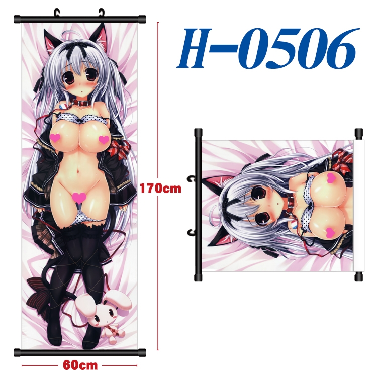 East Black plastic rod cloth hanging canvas painting 60x170cm  H-0506