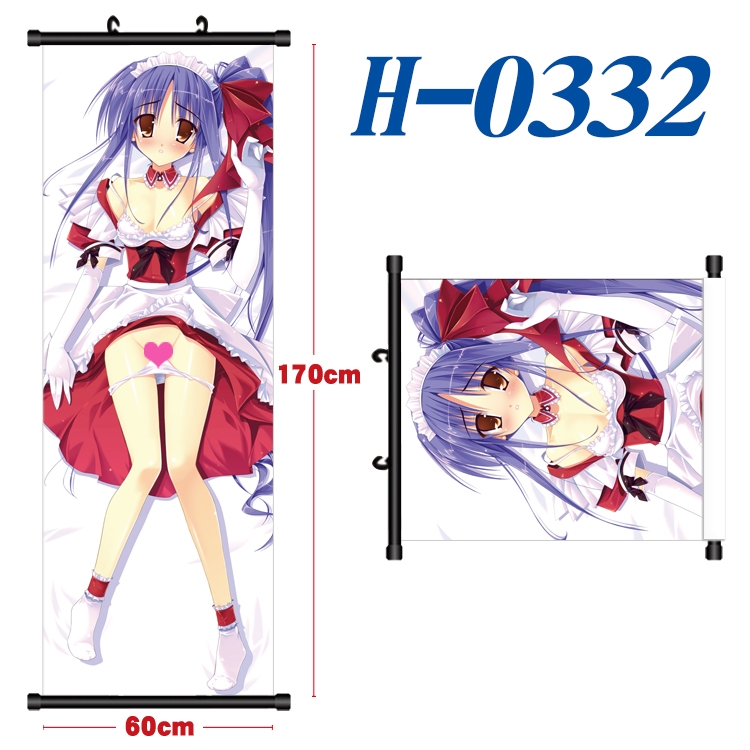 East Black plastic rod cloth hanging canvas painting 60x170cm H-0332