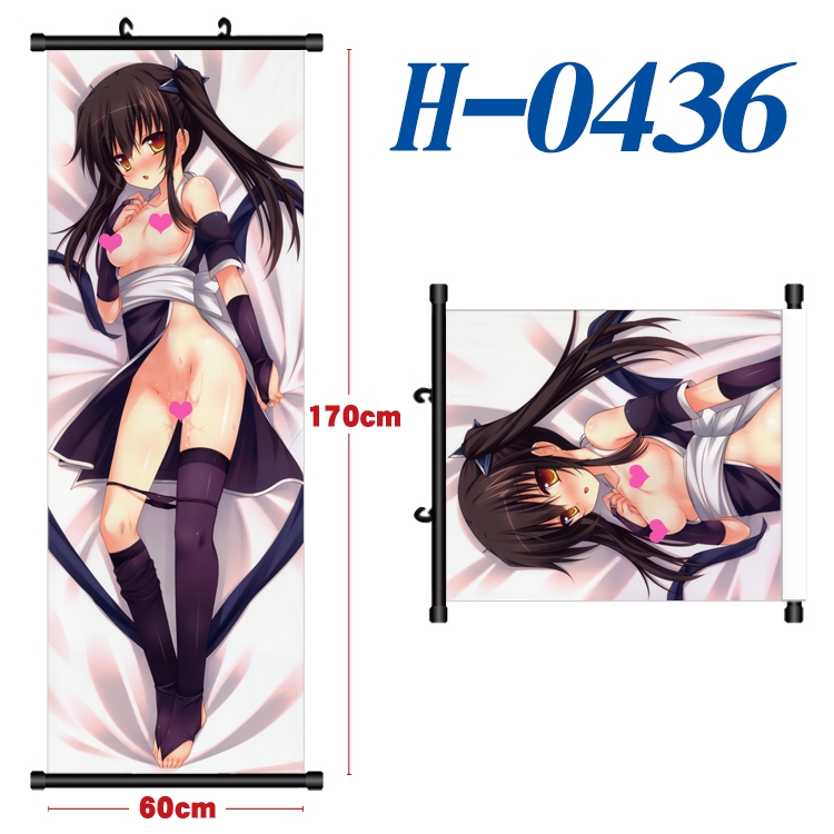 East Black plastic rod cloth hanging canvas painting 60x170cm  H-0436