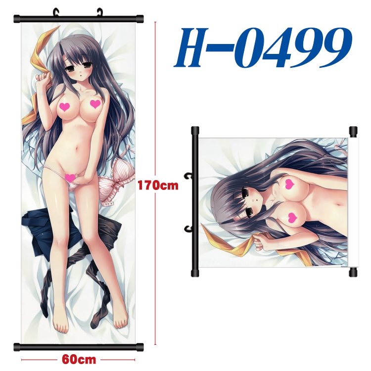 East Black plastic rod cloth hanging canvas painting 60x170cm H-0499
