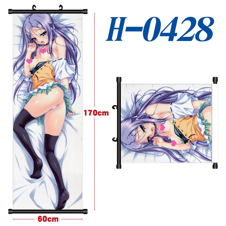 High School D×D Black plastic rod cloth hanging canvas painting 60x170cm  H-0428