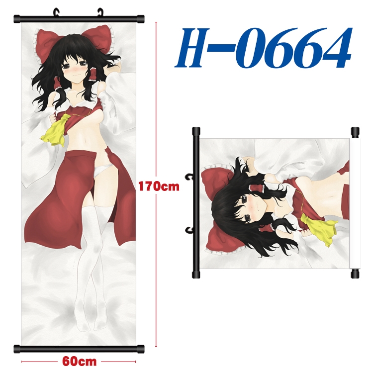 Rozen Maiden Black plastic rod cloth hanging canvas painting 60x170cm H-0664