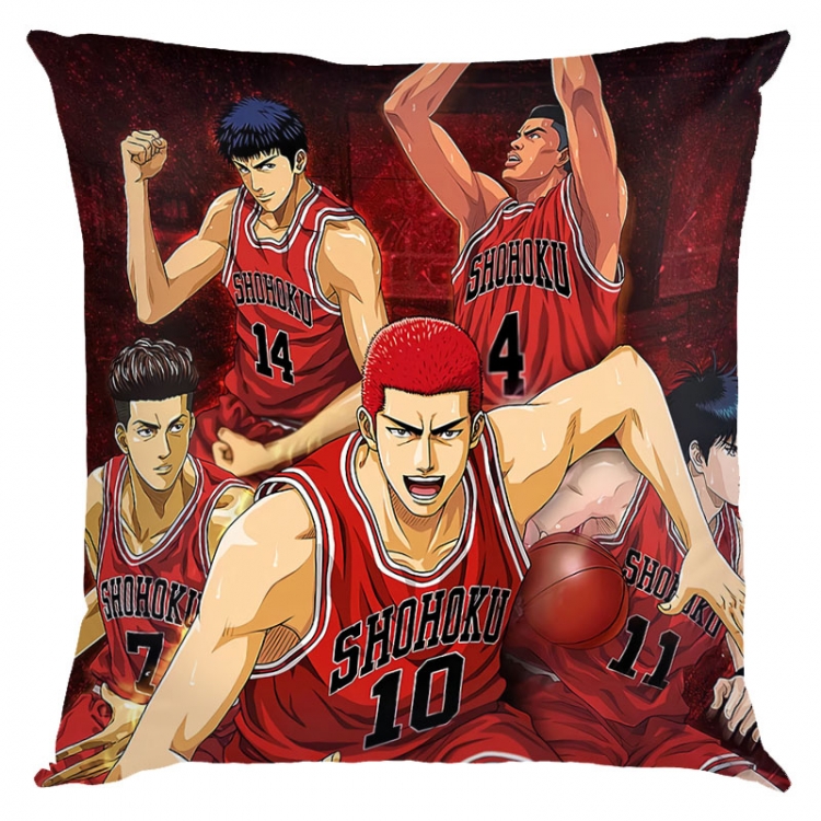 Slam Dunk Anime square full-color pillow cushion 45X45CM NO FILLING   G1-46