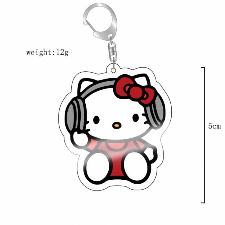 Sanrio Cartoon acrylic Key Chain  price for 5 pcs 11817