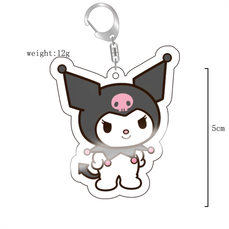 Sanrio Cartoon acrylic Key Chain  price for 5 pcs 11824