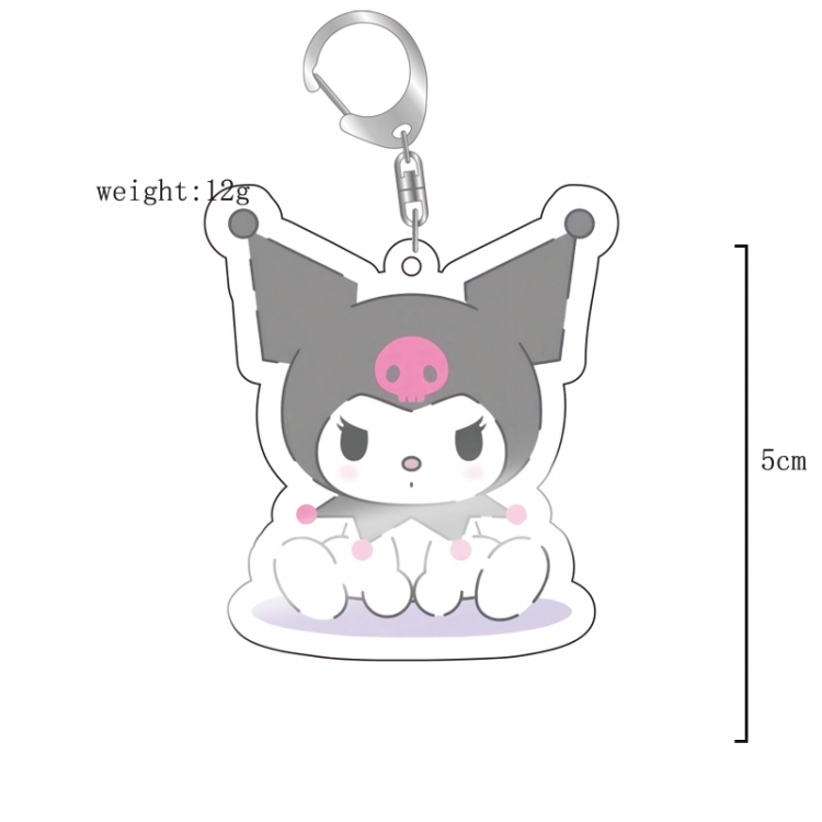 Sanrio Cartoon acrylic Key Chain  price for 5 pcs 11816