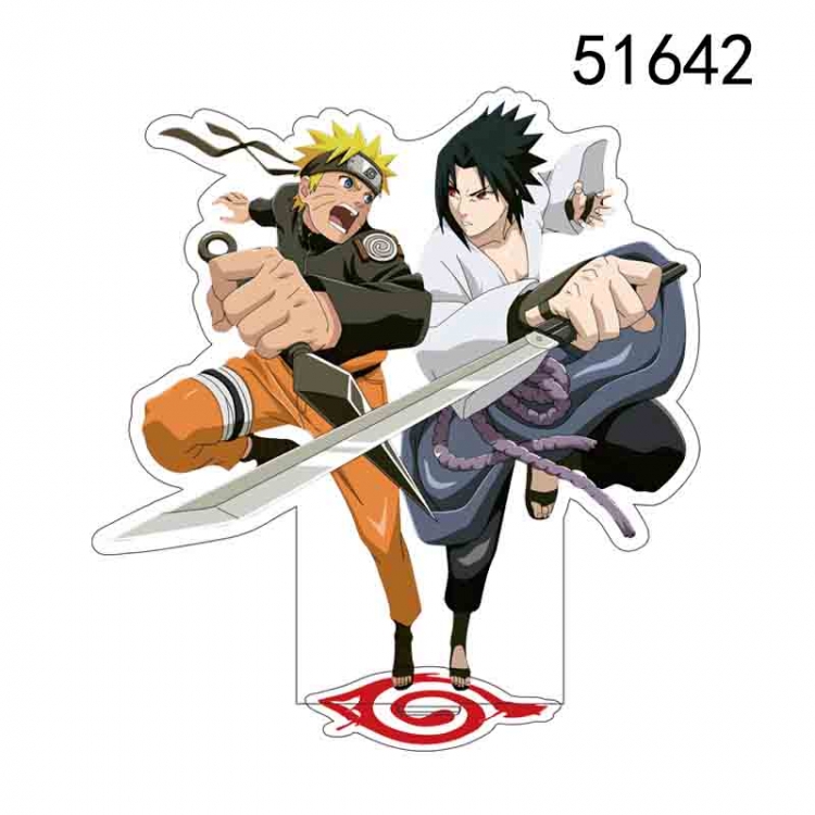 Naruto Anime characters acrylic Standing Plates Keychain 15CM