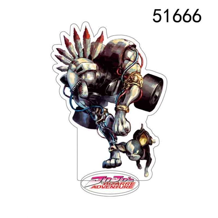 JoJos Bizarre Adventure Anime characters acrylic Standing Plates Keychain 15CM