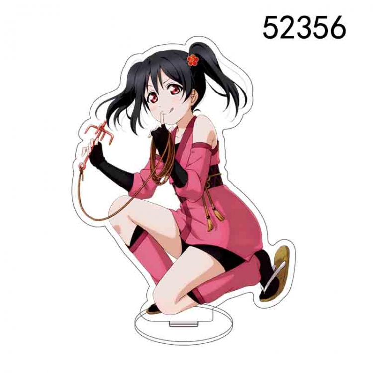 LoveLive Anime characters acrylic Standing Plates Keychain 15CM 52356