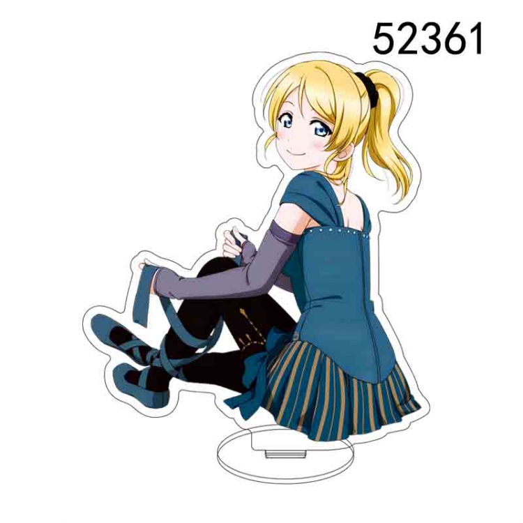 LoveLive Anime characters acrylic Standing Plates Keychain 15CM 52361