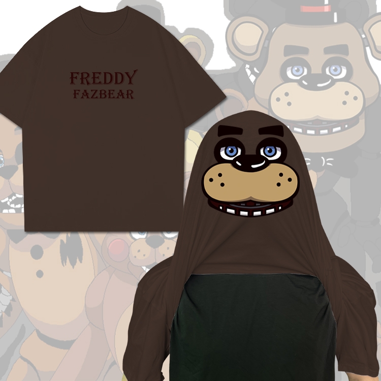 Five Nights at Freddys Anime Funny Cotton Creative Crew Neck T-Shirt from M to 3XL