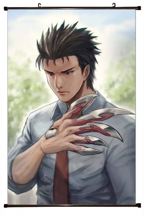 Kiseijuu Anime black Plastic rod Cloth painting Wall Scroll 60X90CM J6-4