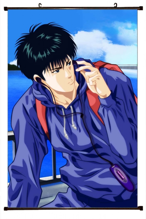 Slam Dunk Anime Black Plastic Rod Canvas Painting 60X90CM  G1-97