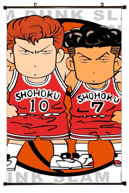 Slam Dunk Anime Black Plastic Rod Canvas Painting 60X90CM  G1-45