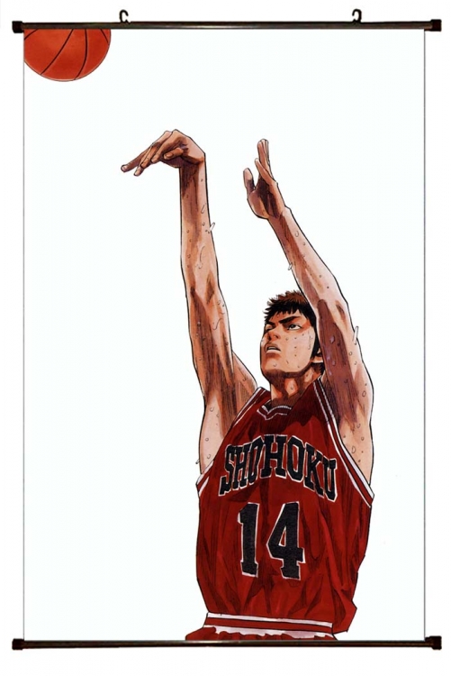 Slam Dunk Anime Black Plastic Rod Canvas Painting 60X90CM  G1-13