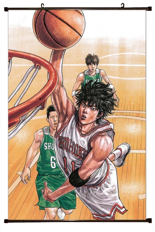 Slam Dunk Anime Black Plastic Rod Canvas Painting 60X90CM  G1-34