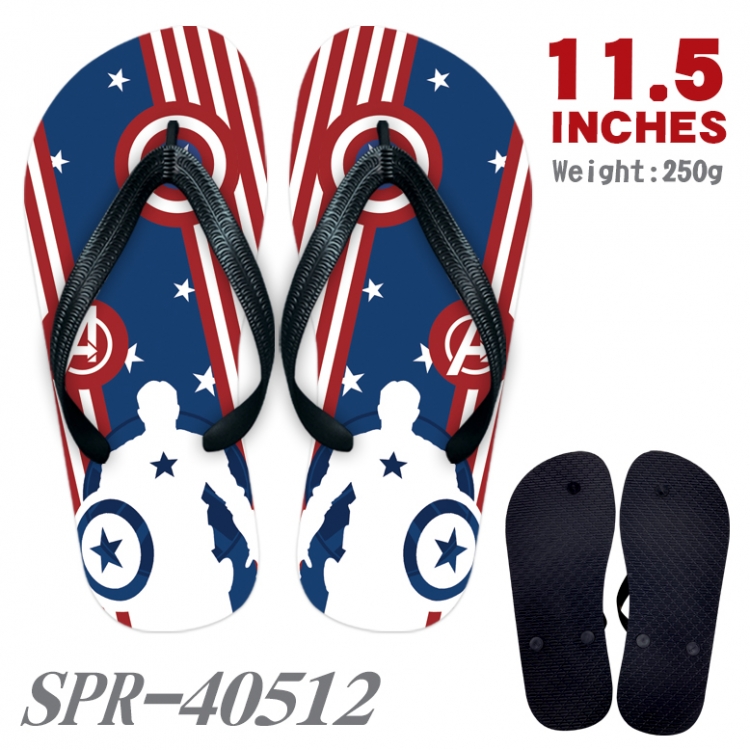 Super hero Thickened rubber flip-flops slipper average size SPR-40512